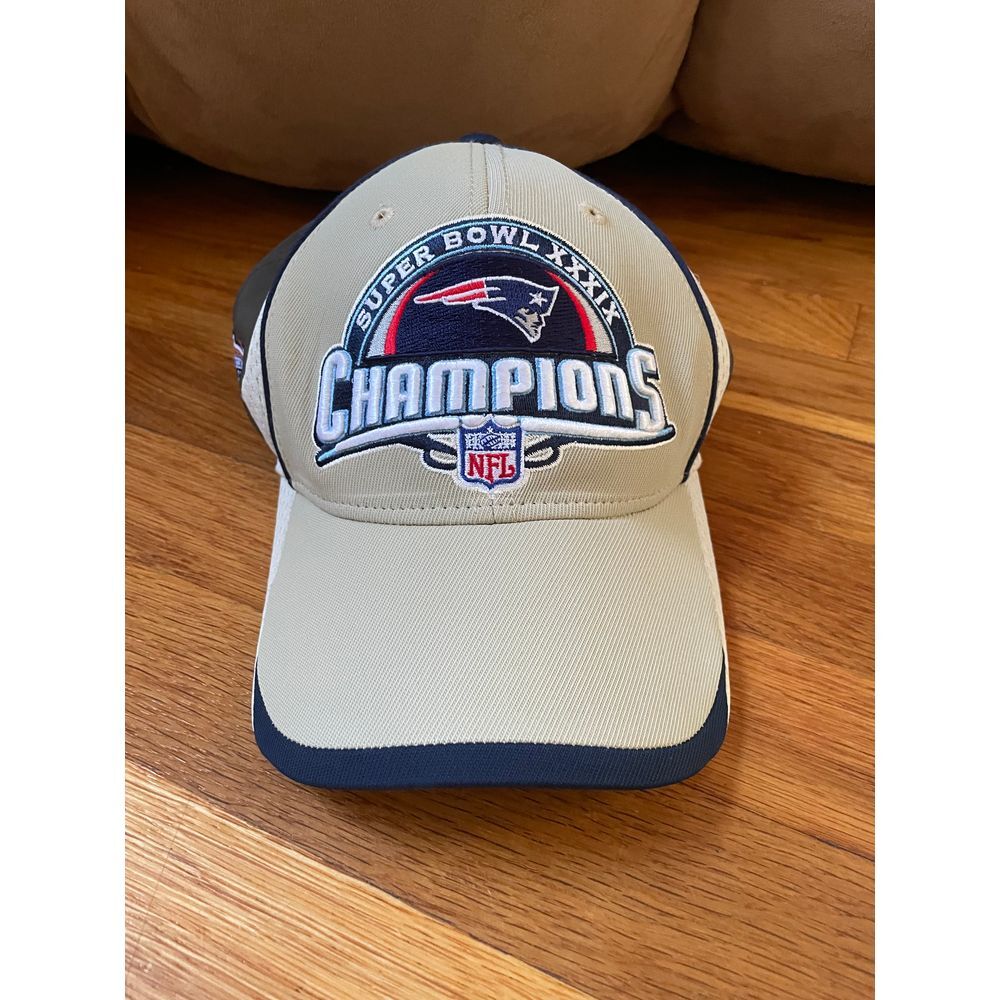 New England Patriots XXXIX‎ 39 Superbowl Vtg Reebok Adjustable Hat NFL